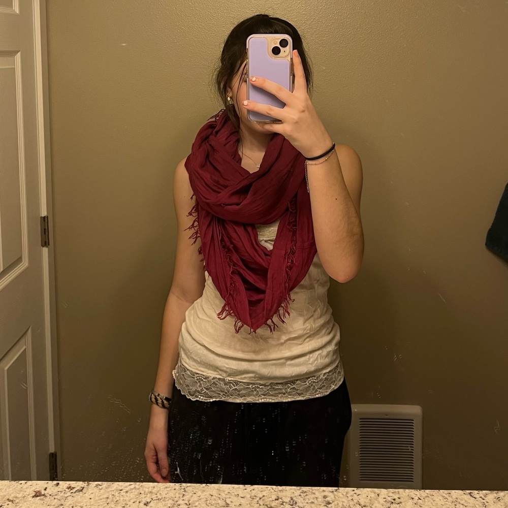 Magenta body scarf